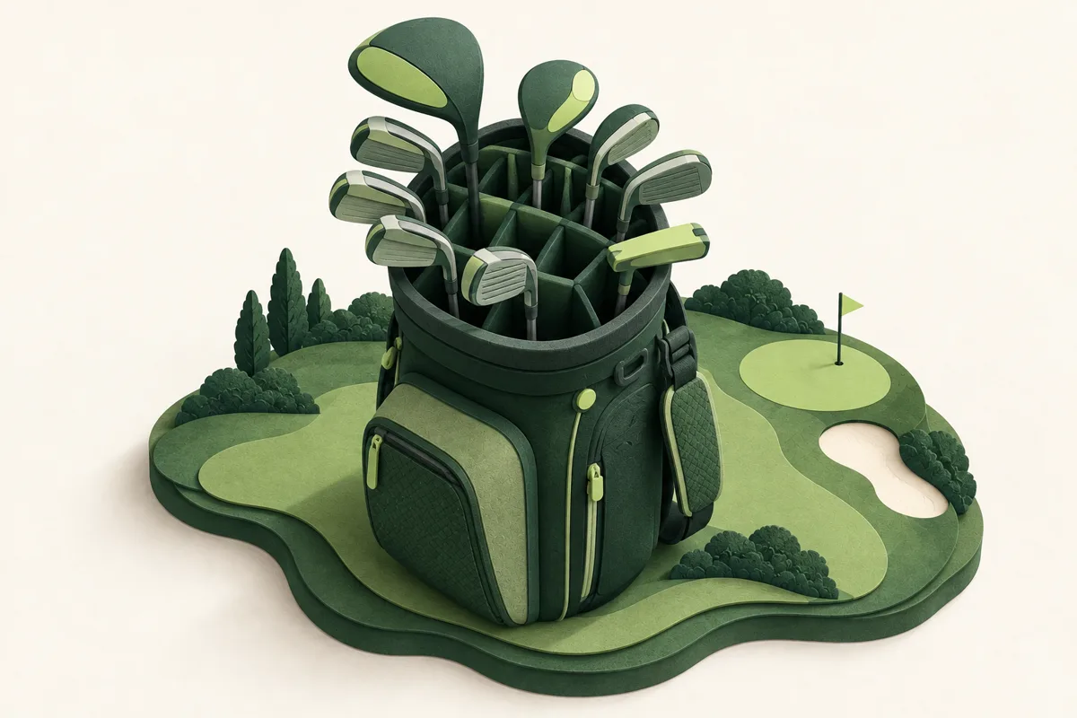 How to Organize a 14-Way Golf Bag: A Practical Layout